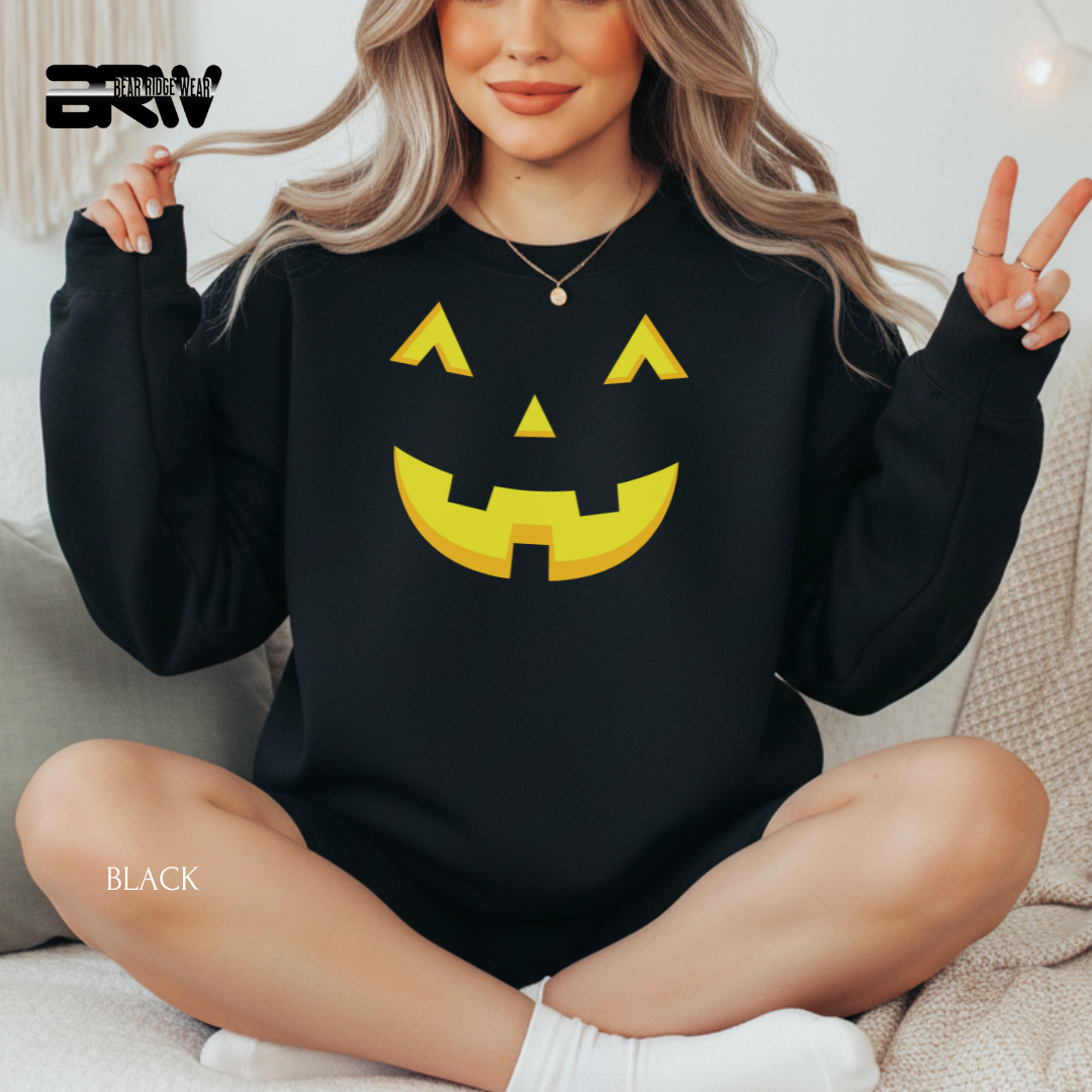 'Jack o Lantern' Fall Crewneck Sweatshirt
