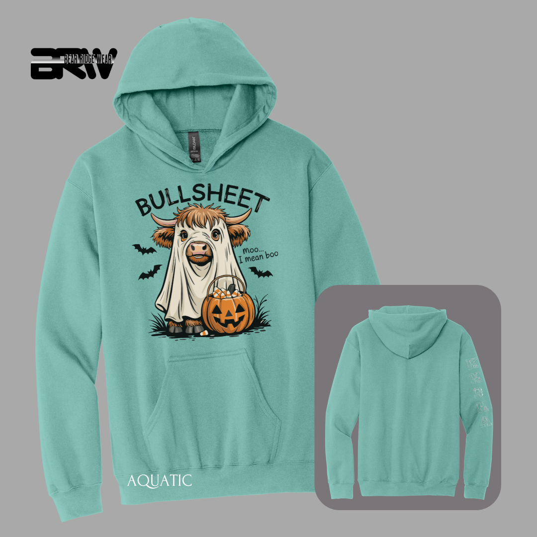'Bull Sheet-Boo' Fall Hoodies