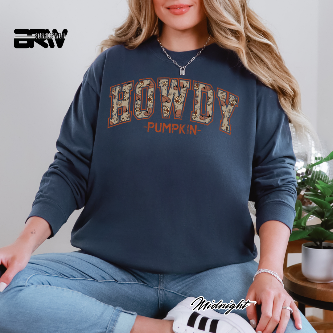 'Howdy Pumpkin' Fall Long-Sleeve Tee