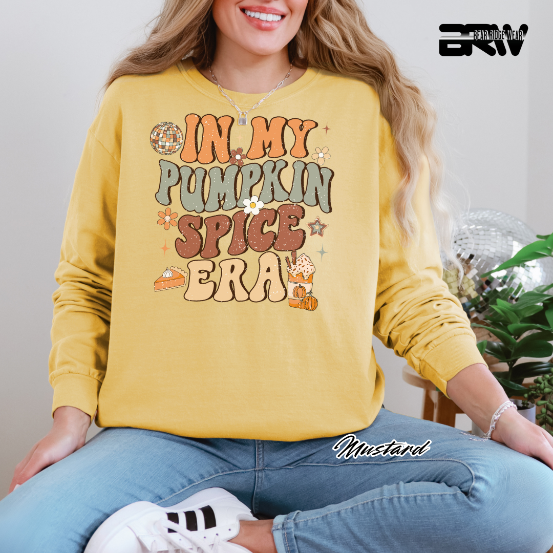 'In My Pumpkin Spice Era' Fall Long-Sleeve Tee