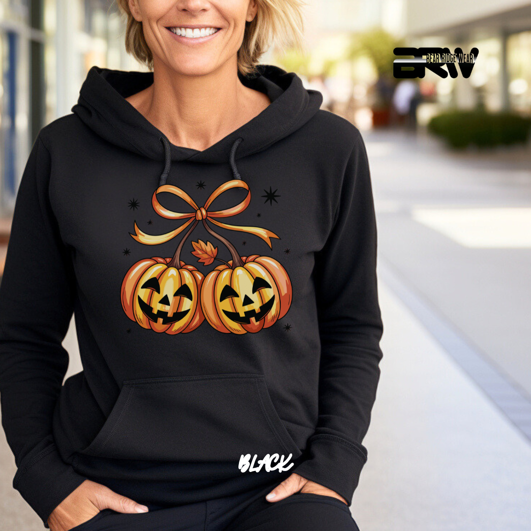 'Pumpkin Cherries' Fall Hoodie