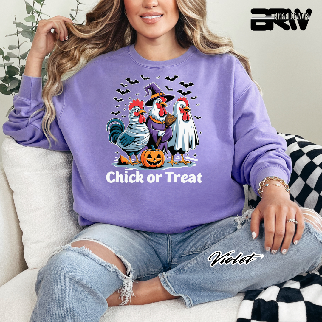 'Chick Or Treat' Fall Long Sleeve Tee