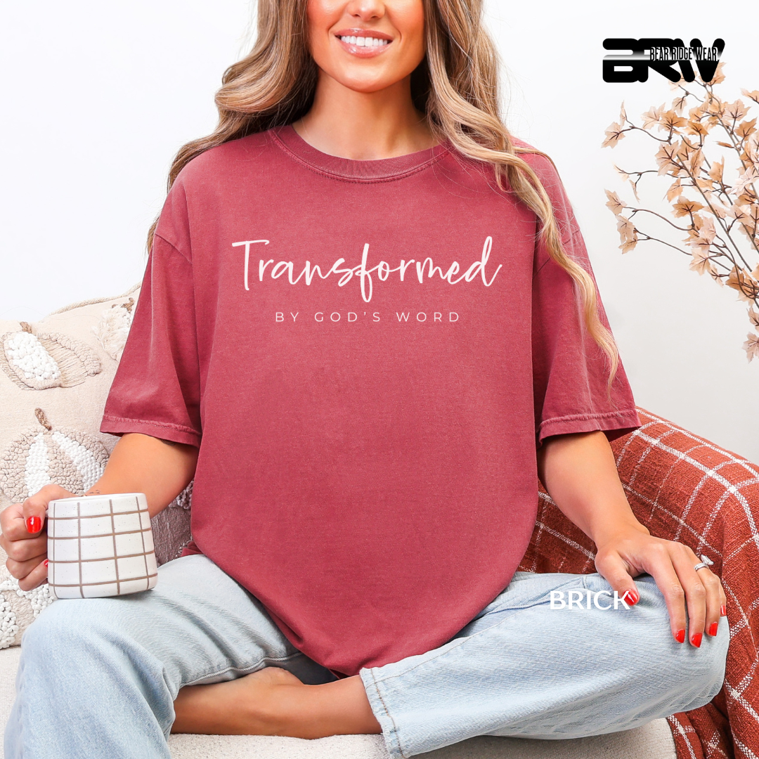 'Transformed-White' Faith Tee