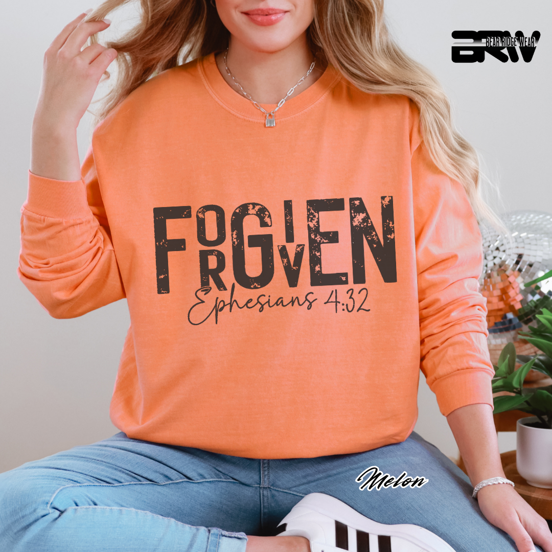 'Forgiven' Faith Long-Sleeve Tee
