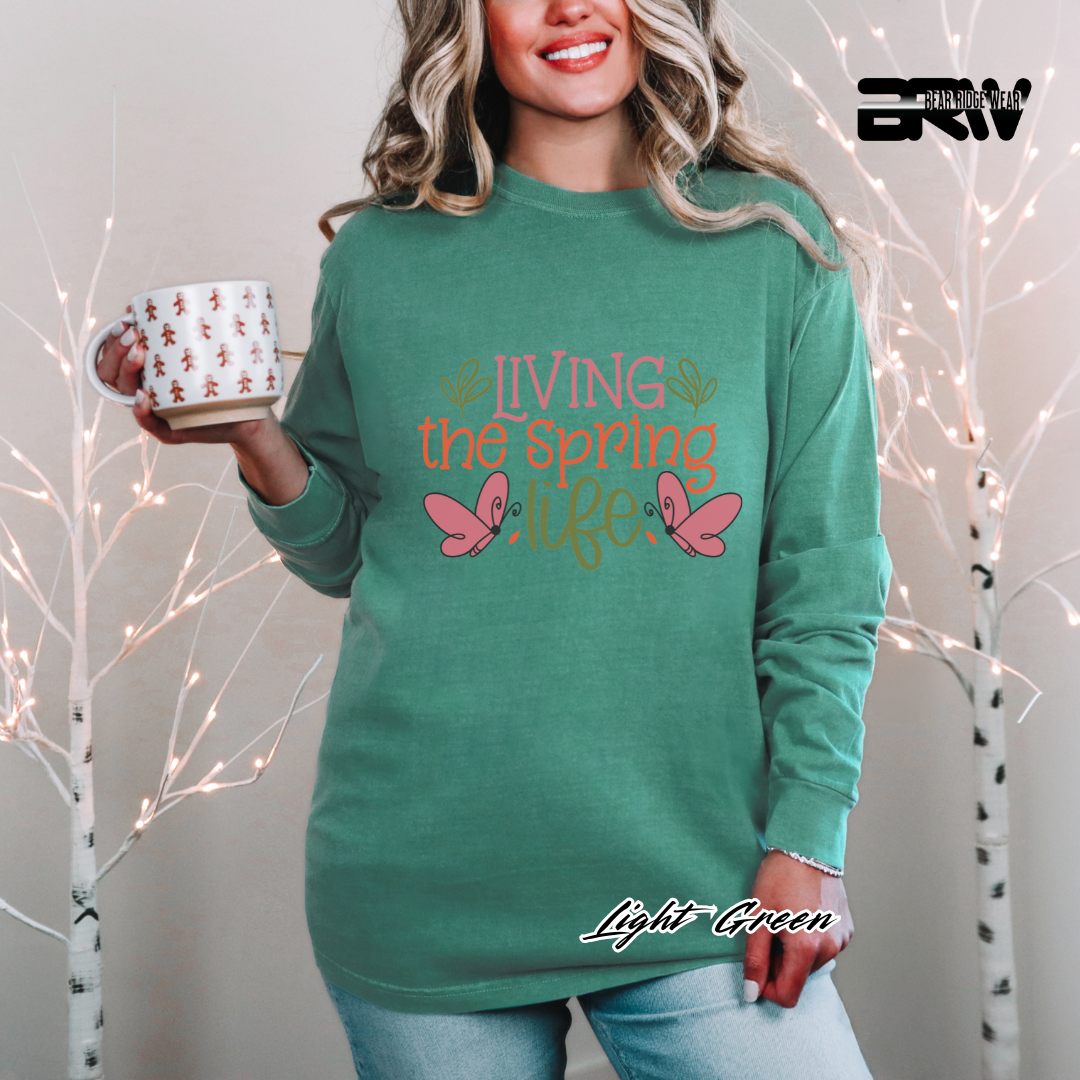 'Living the Spring Life' Long Sleeve Tee