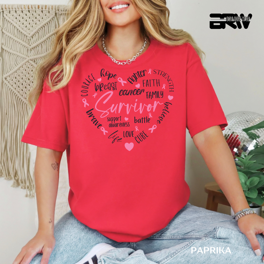 'Survivor Heart' Awareness Tee