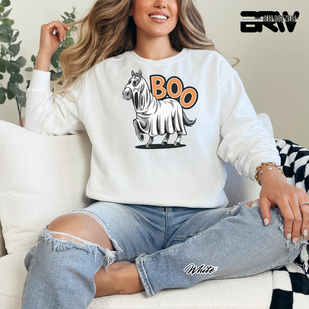 'Horse-Boo' Fall Long Sleeve Tee