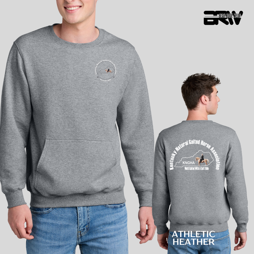 KNGHA Kangaroo Pocket Crewneck White