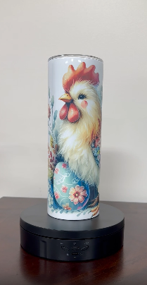 Floral Chicken Tumbler