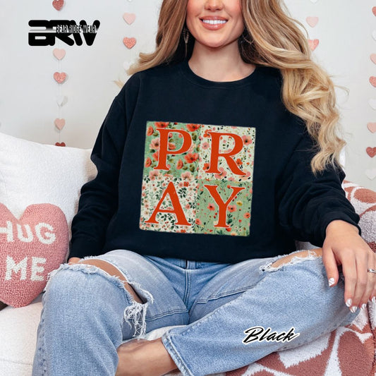 'Pray' Faith Long Sleeve Tee