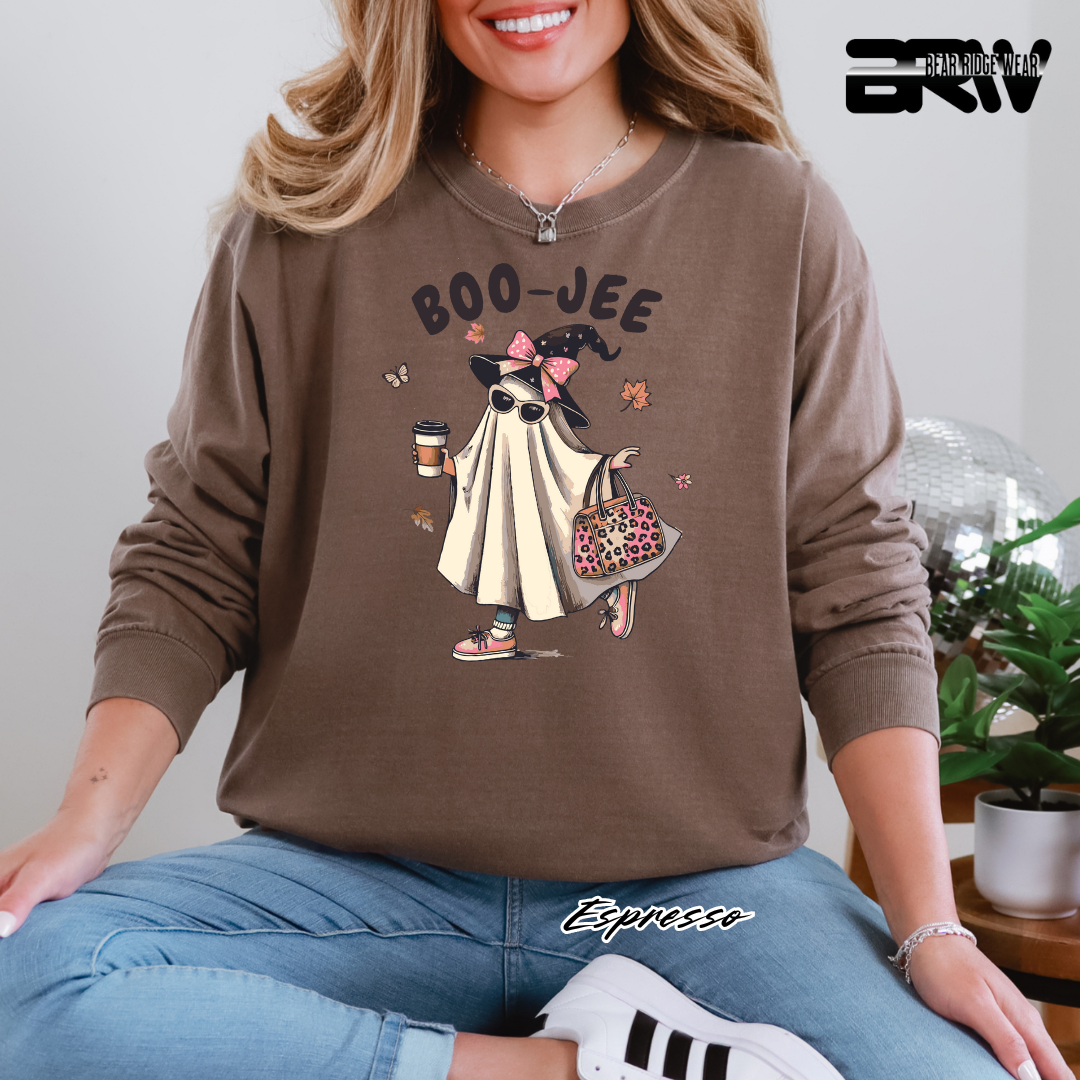 'Boujee With Purse' Fall Long Sleeve Tee