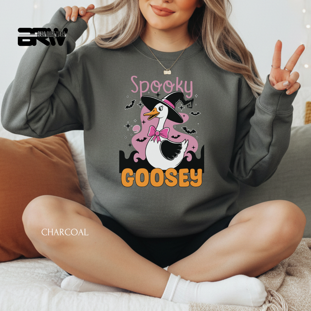 'Spooky Goosey' Fall Crewneck Sweatshirt