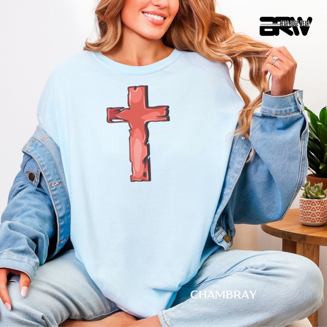 'Cross-Red' Faith Tee