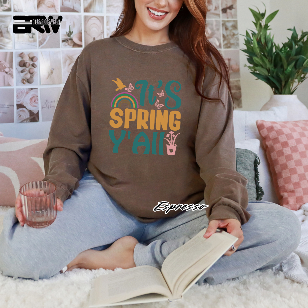 'It's Spring Y’all' Long Sleeve Tee