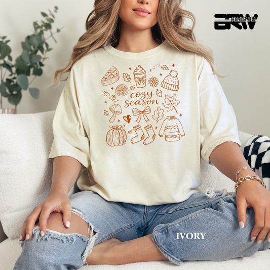 'Cozy Season Fall' Fall Tee