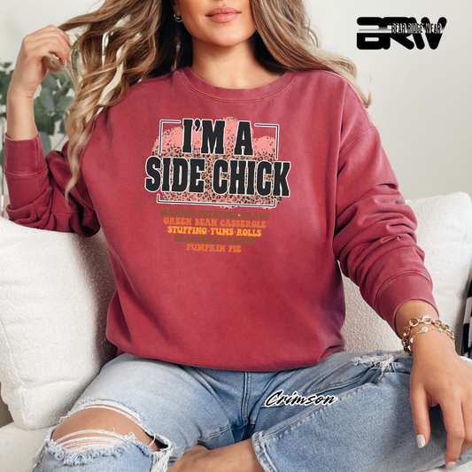 'I'm A Side Chick' Fall Long Sleeve Tee