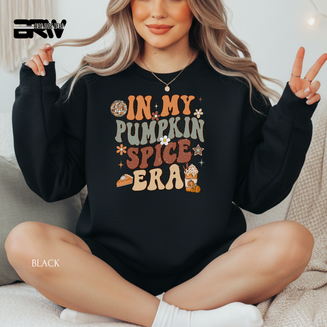 'In My Pumpkin Spice Era' Fall Crewneck Sweatshirt