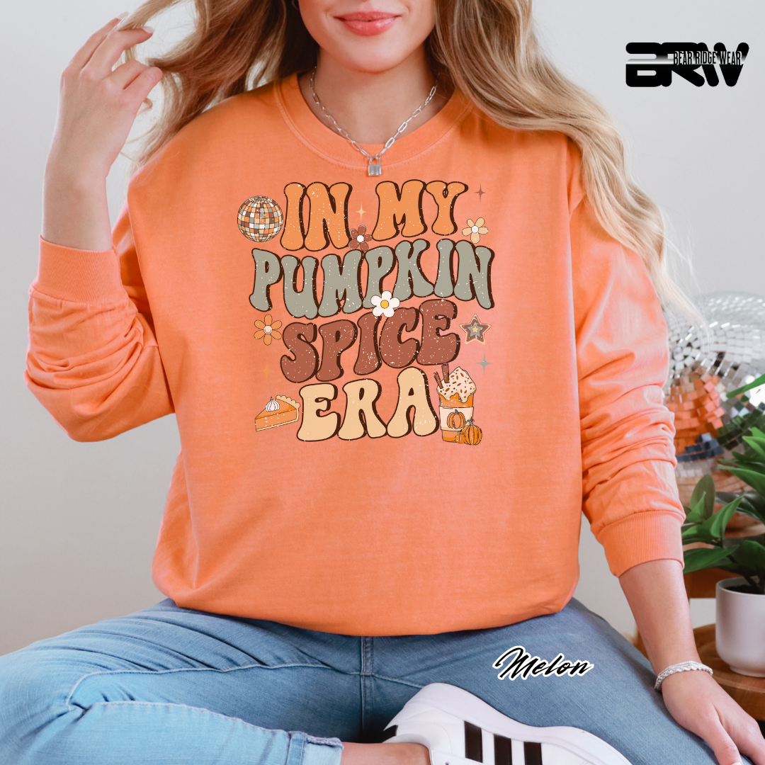 'In My Pumpkin Spice Era' Fall Long-Sleeve Tee