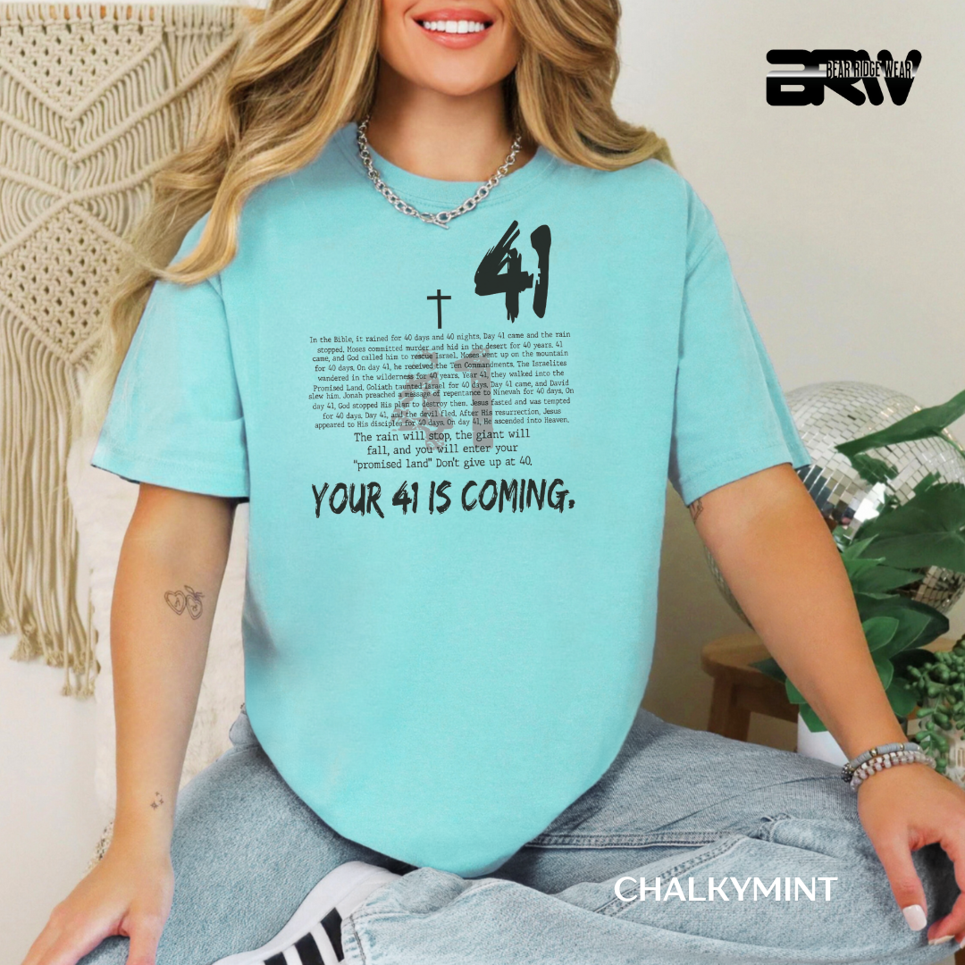 'Your 41' Faith Tee