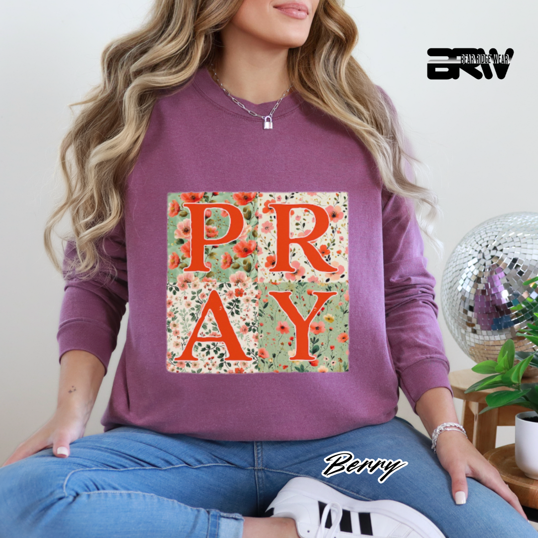 'Pray' Faith Long-Sleeve Tee