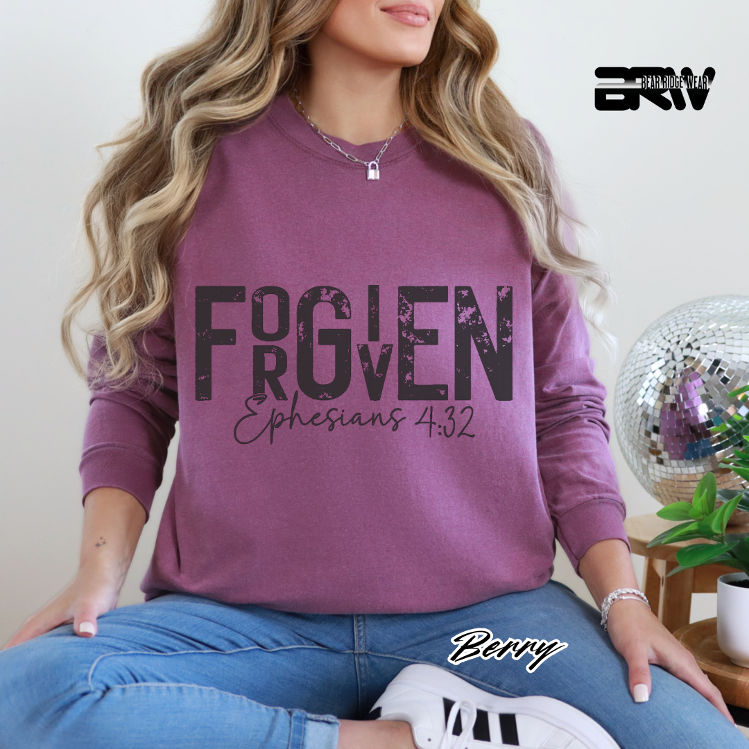 'Forgiven' Faith Long-Sleeve Tee