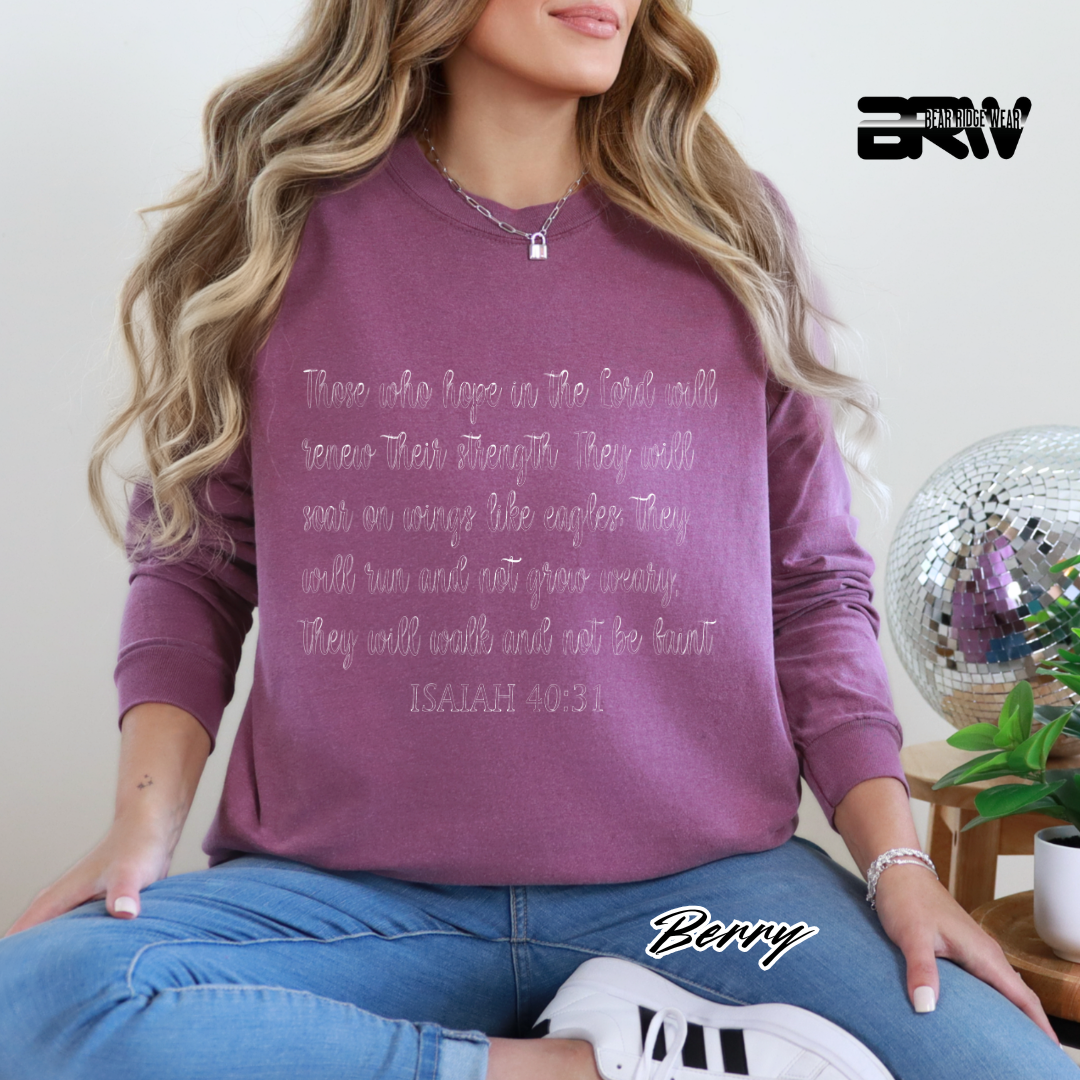 'Get Your Hope Up Back' Faith Long-Sleeve Tee