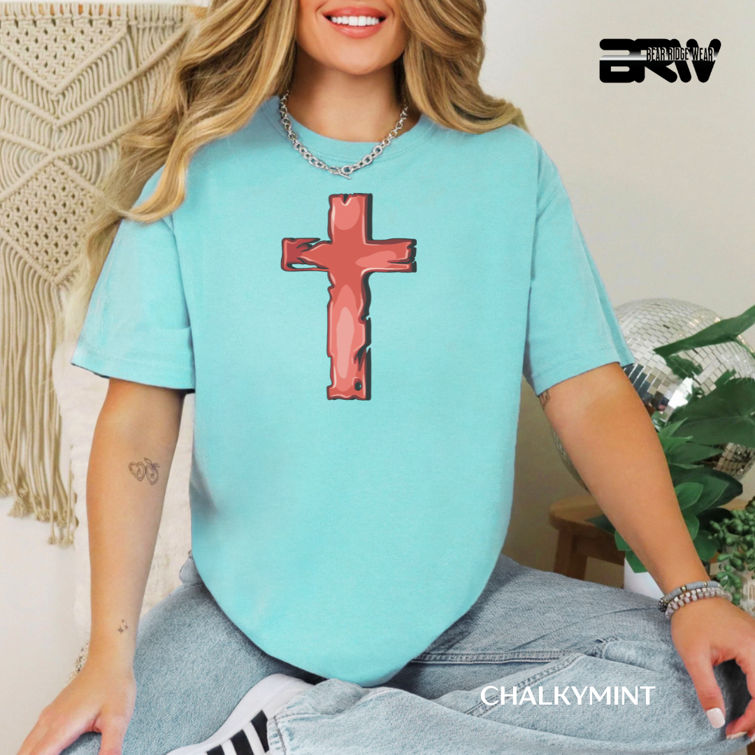 'Cross-Red' Faith Tee