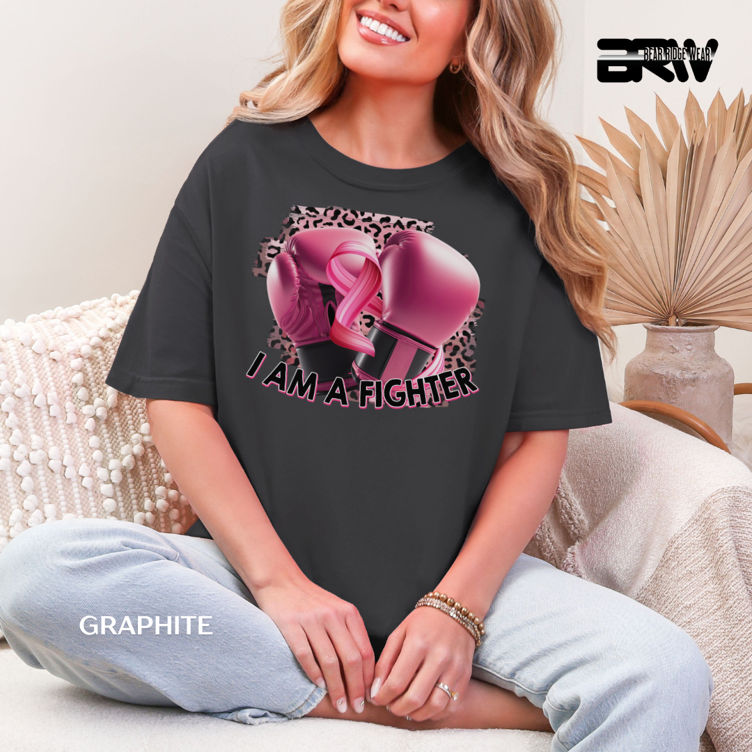 'Breast Cancer I am a fighter' Awareness Tee
