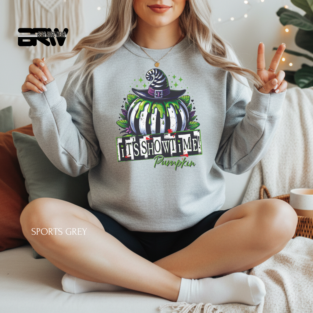 'Its Showtime' Fall Crewneck Sweatshirt
