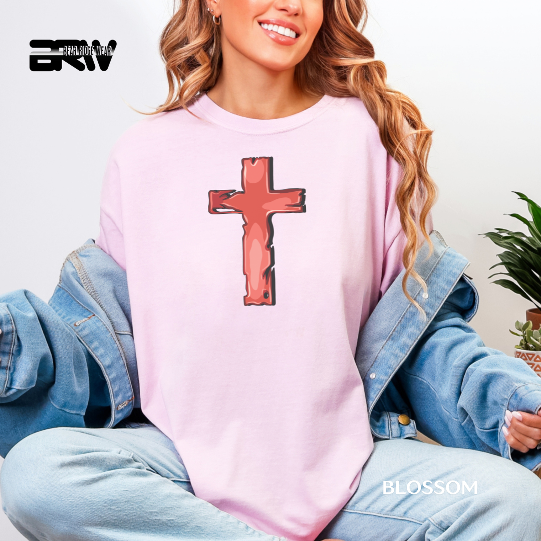 'Cross-Red' Faith Tee