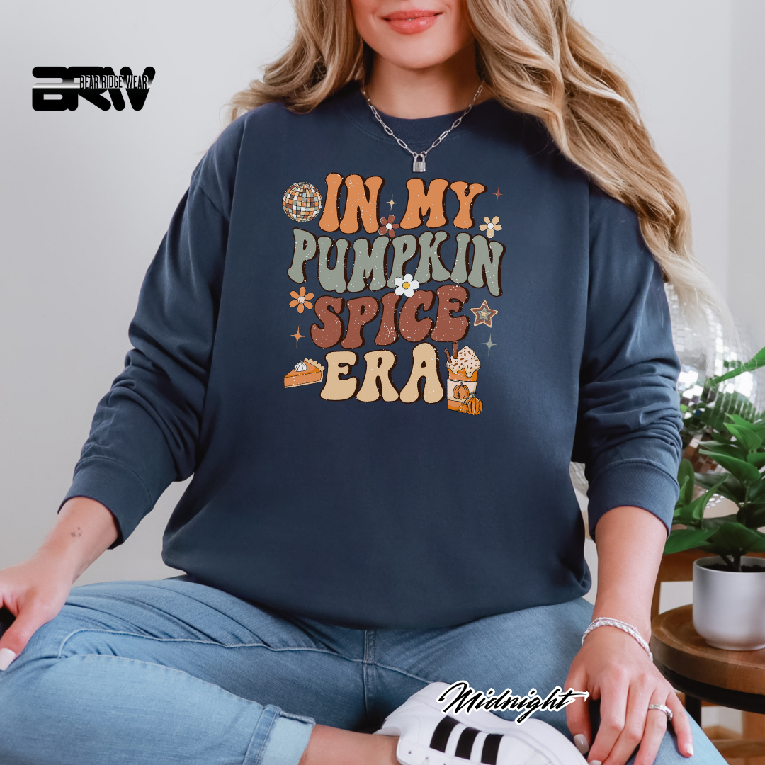'In My Pumpkin Spice Era' Fall Long-Sleeve Tee