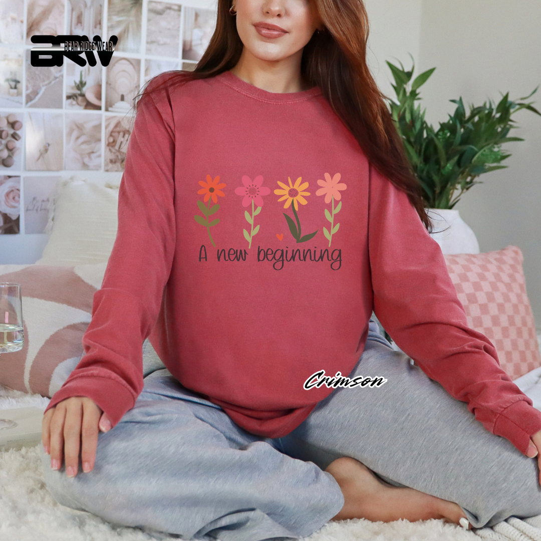 'A New Beginning' Long Sleeve Tee