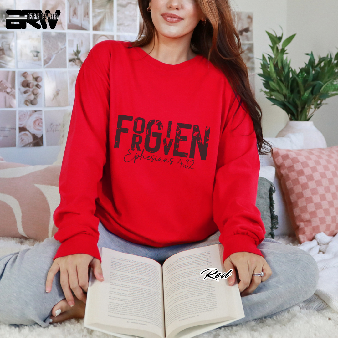'Forgiven' Faith Long-Sleeve Tee