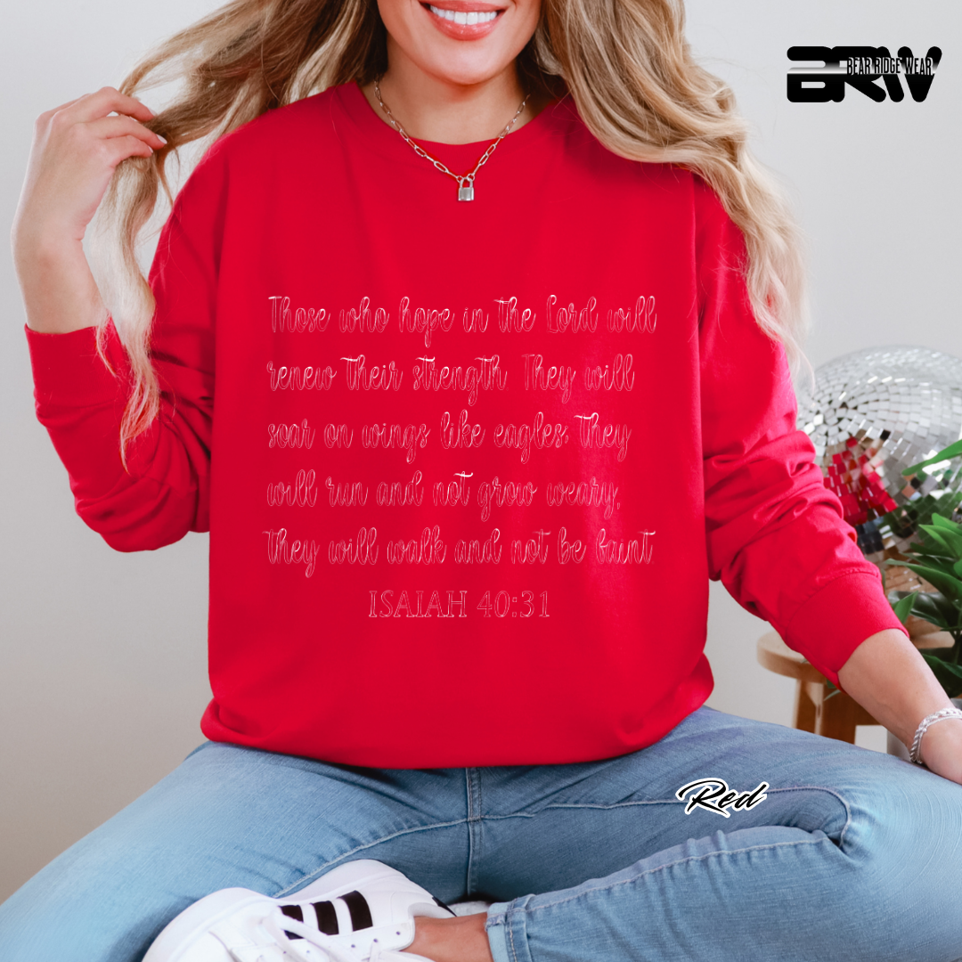 'Get Your Hope Up Back' Faith Long-Sleeve Tee