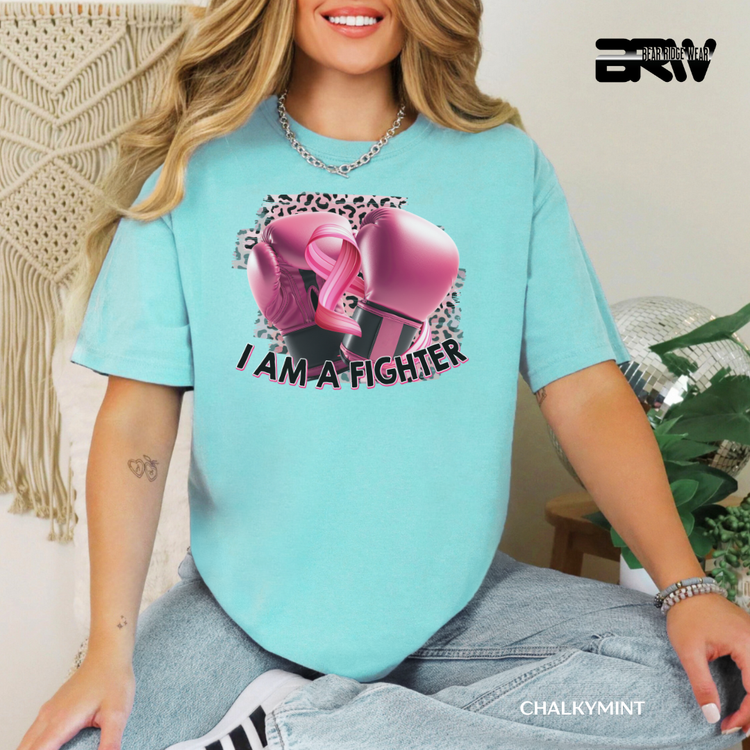 'Breast Cancer I am a fighter' Awareness Tee