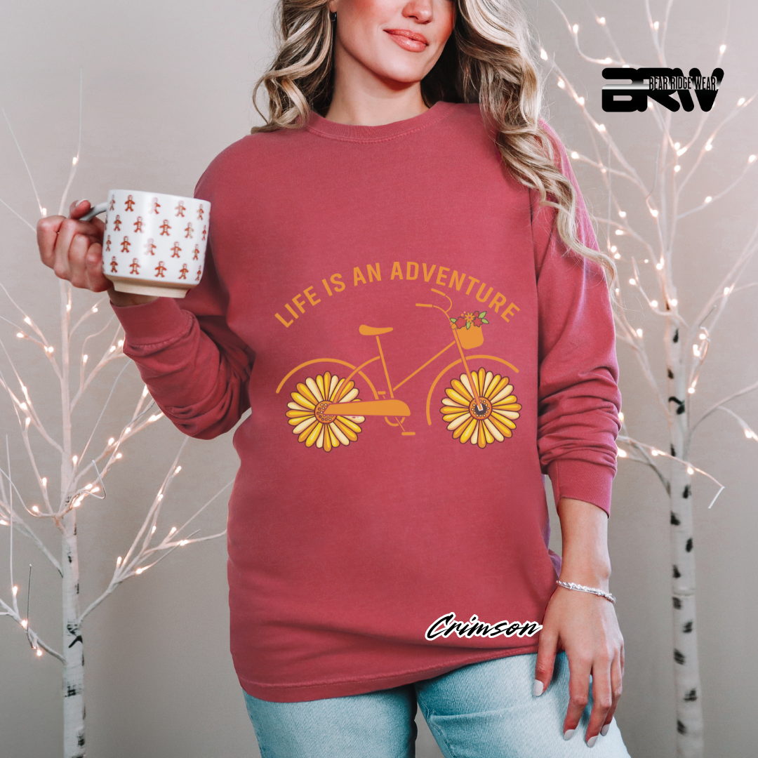 'Life is an adventure' Long Sleeve Tee
