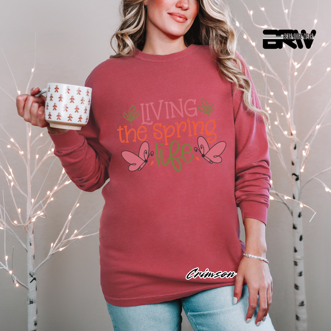 'Living the Spring Life' Long Sleeve Tee