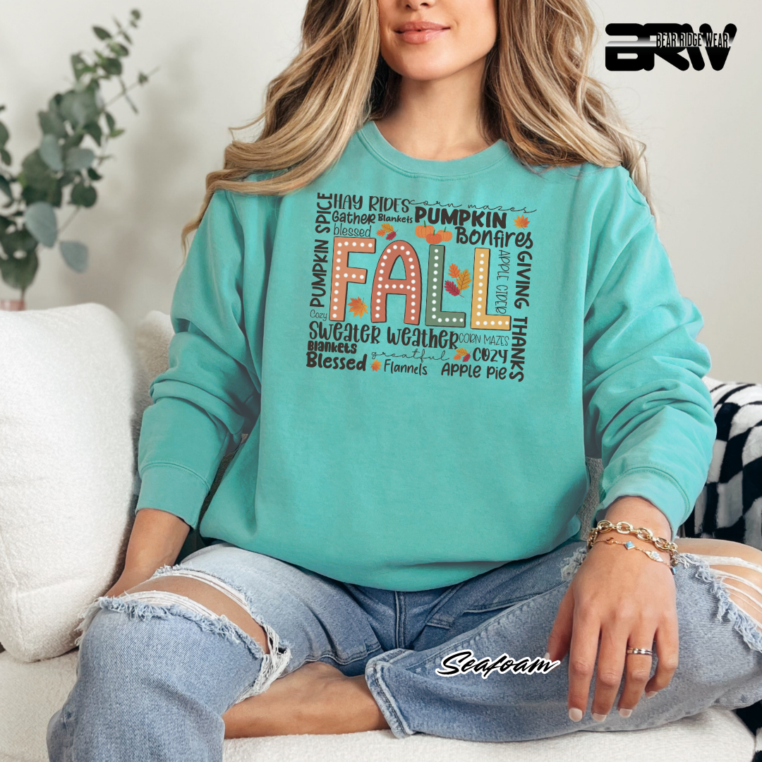 'Fall Hay Rides etc' Fall Long Sleeve Tee