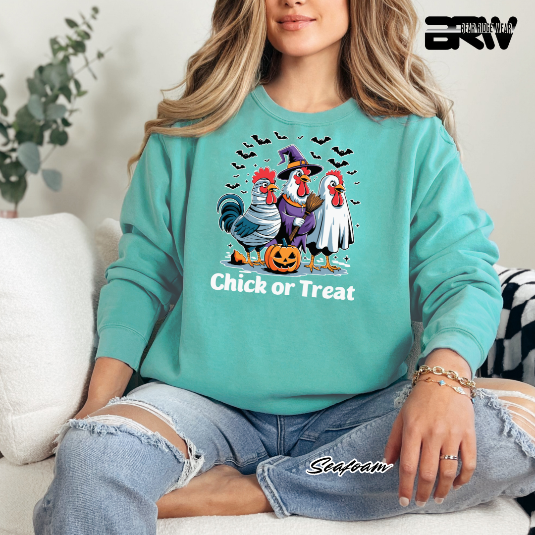 'Chick Or Treat' Fall Long Sleeve Tee