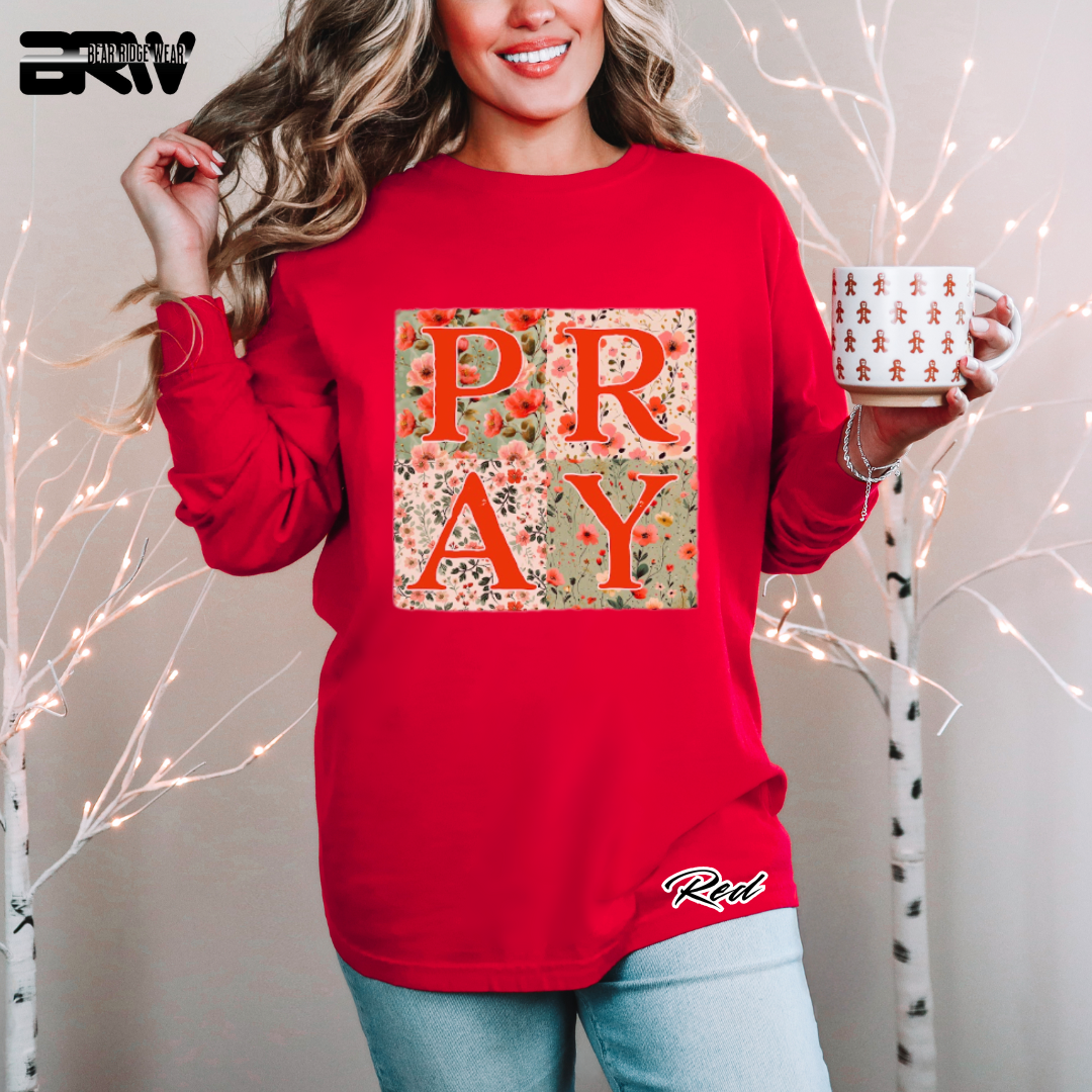 'Pray' Faith Long-Sleeve Tee