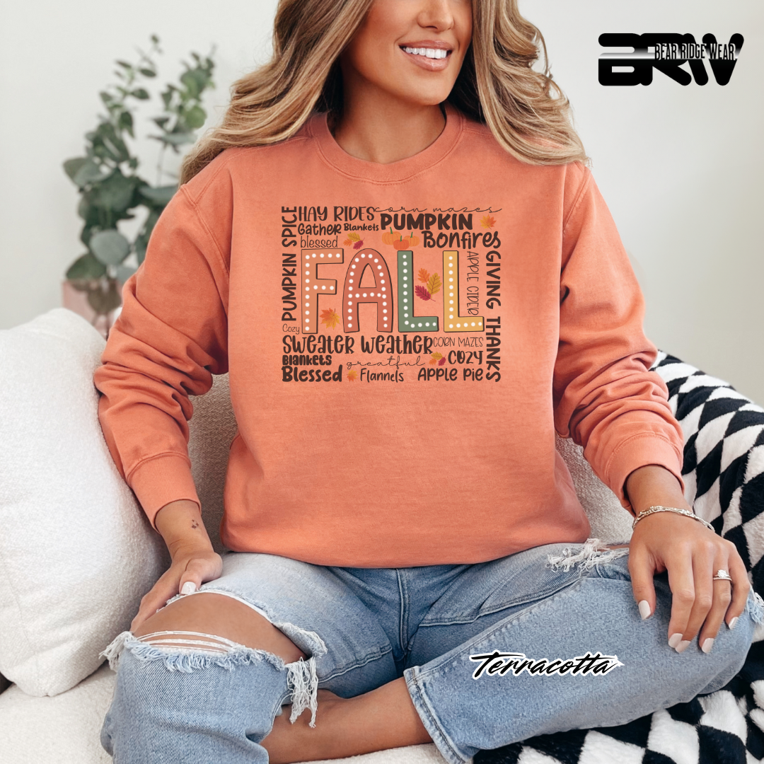 'Fall Hay Rides etc' Fall Long Sleeve Tee