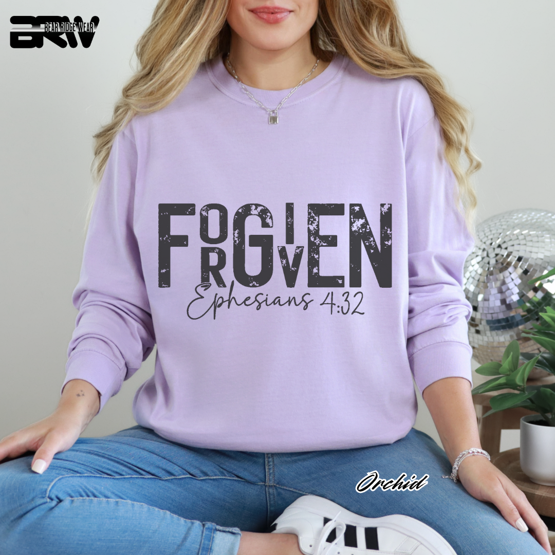 'Forgiven' Faith Long-Sleeve Tee
