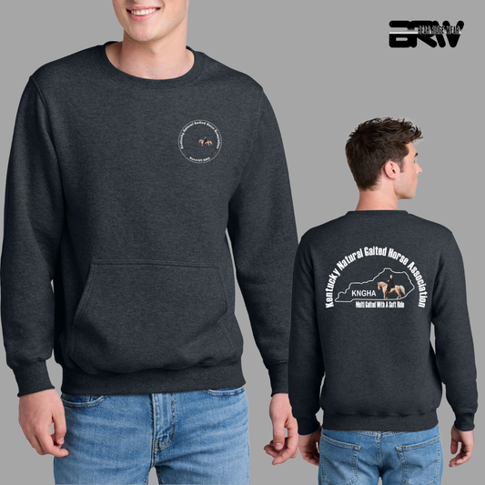 KNGHA Kangaroo Pocket Crewneck White