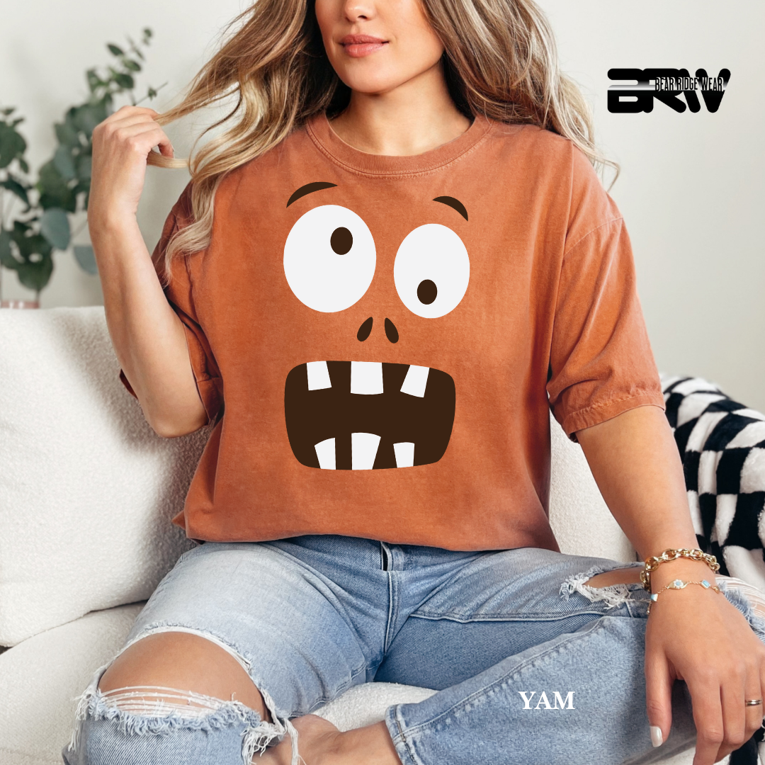 'Monster face' Fall Tee