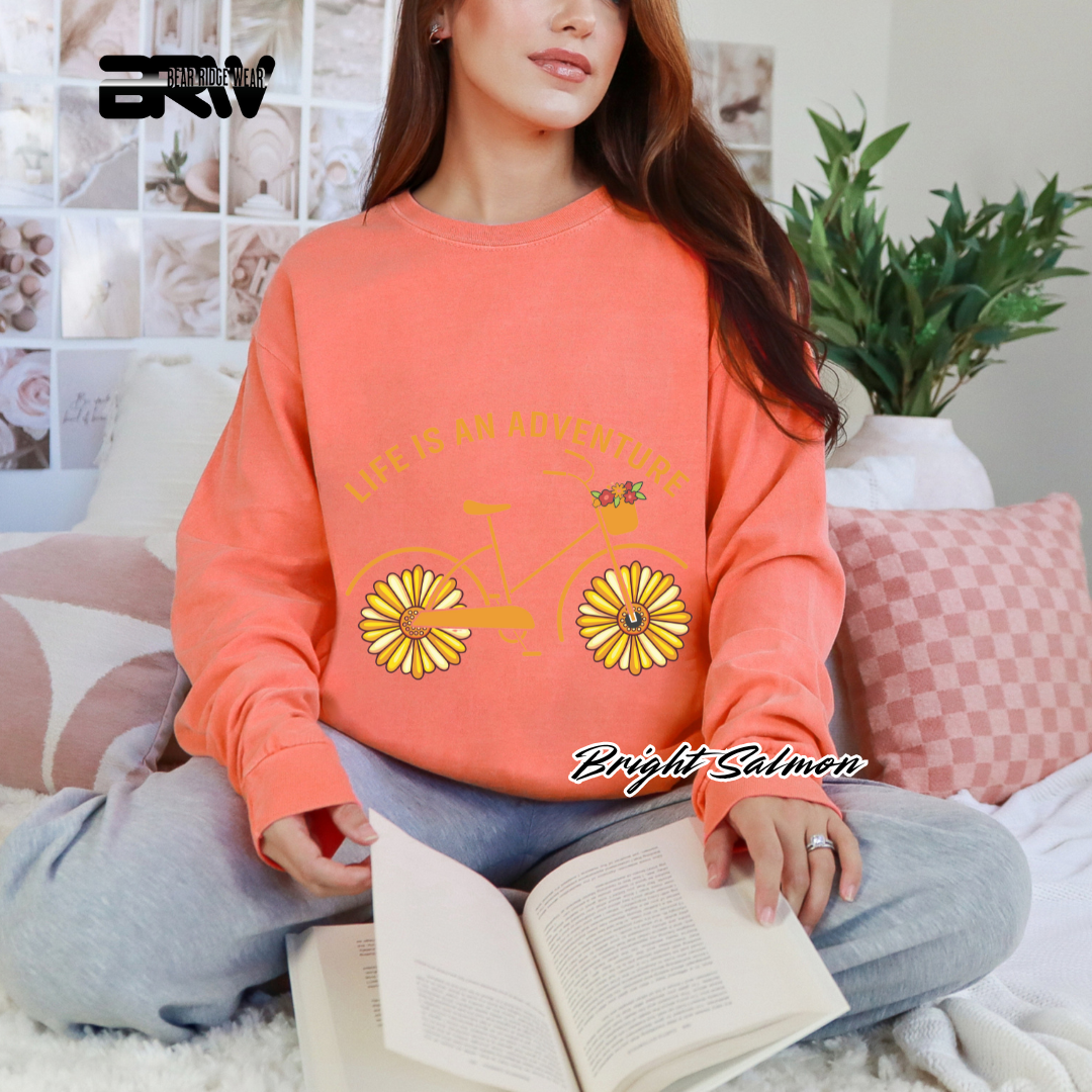 'Life is an adventure' Long Sleeve Tee