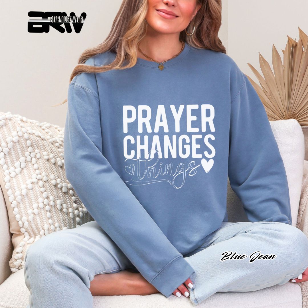 'Prayer Changes Things' Faith Long Sleeve Tee