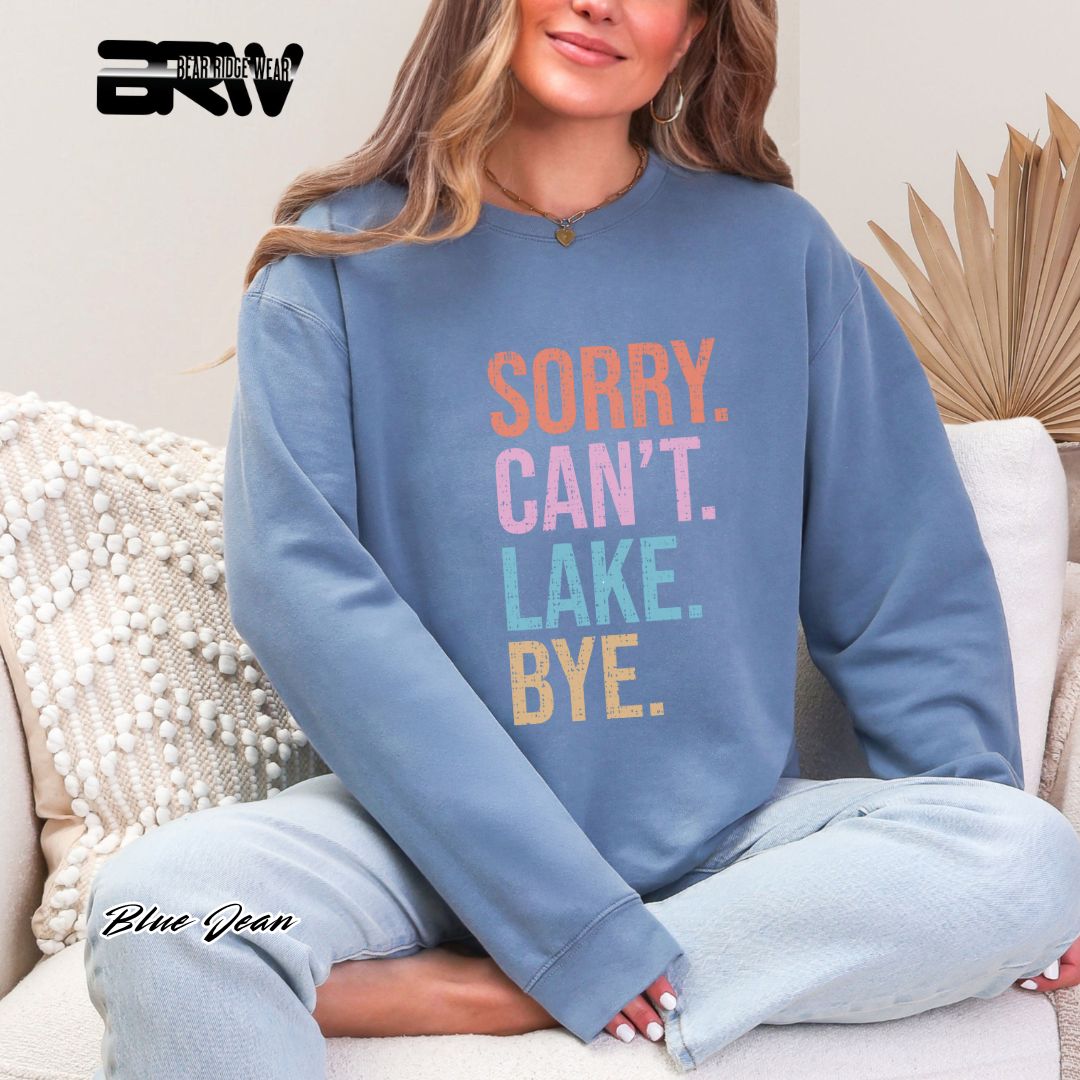 'Sorry Can't Lake Bye' Summer Long-Sleeve Tee