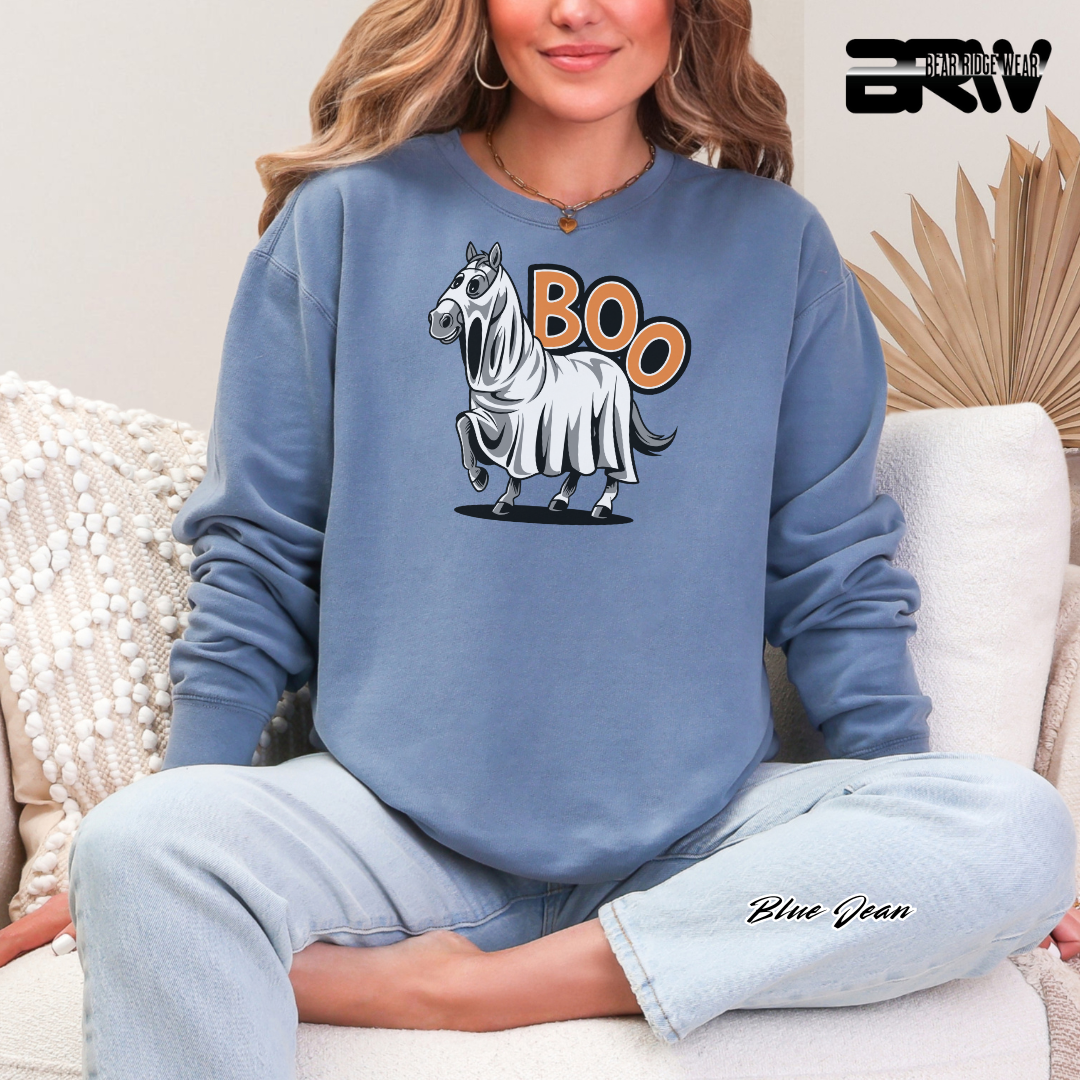 'Horse-Boo' Fall Long Sleeve Tee