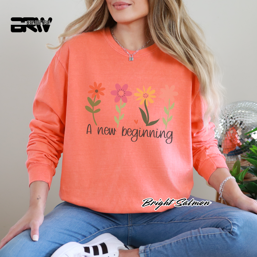 'A New Beginning' Long Sleeve Tee