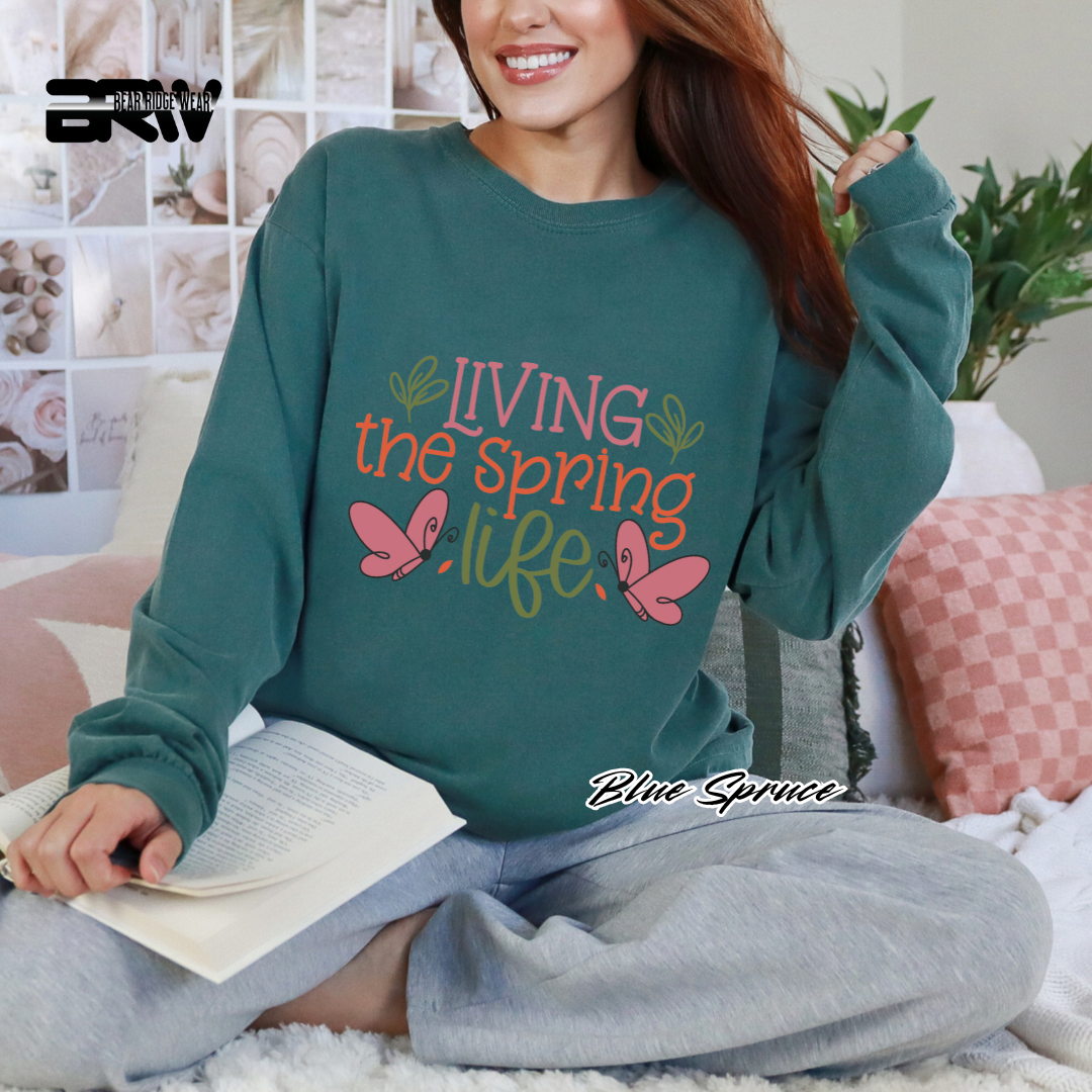 'Living the Spring Life' Long Sleeve Tee